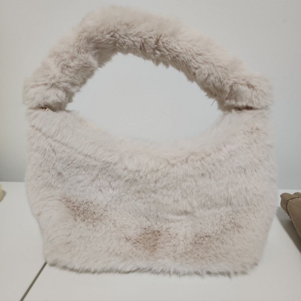 A new day Faux Fur Purse